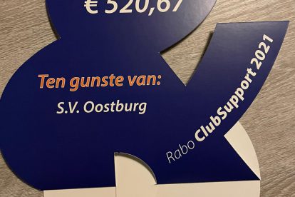 opbrengst Clubsupport sv oostburg